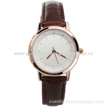 Best selling leather straps women watch for sale